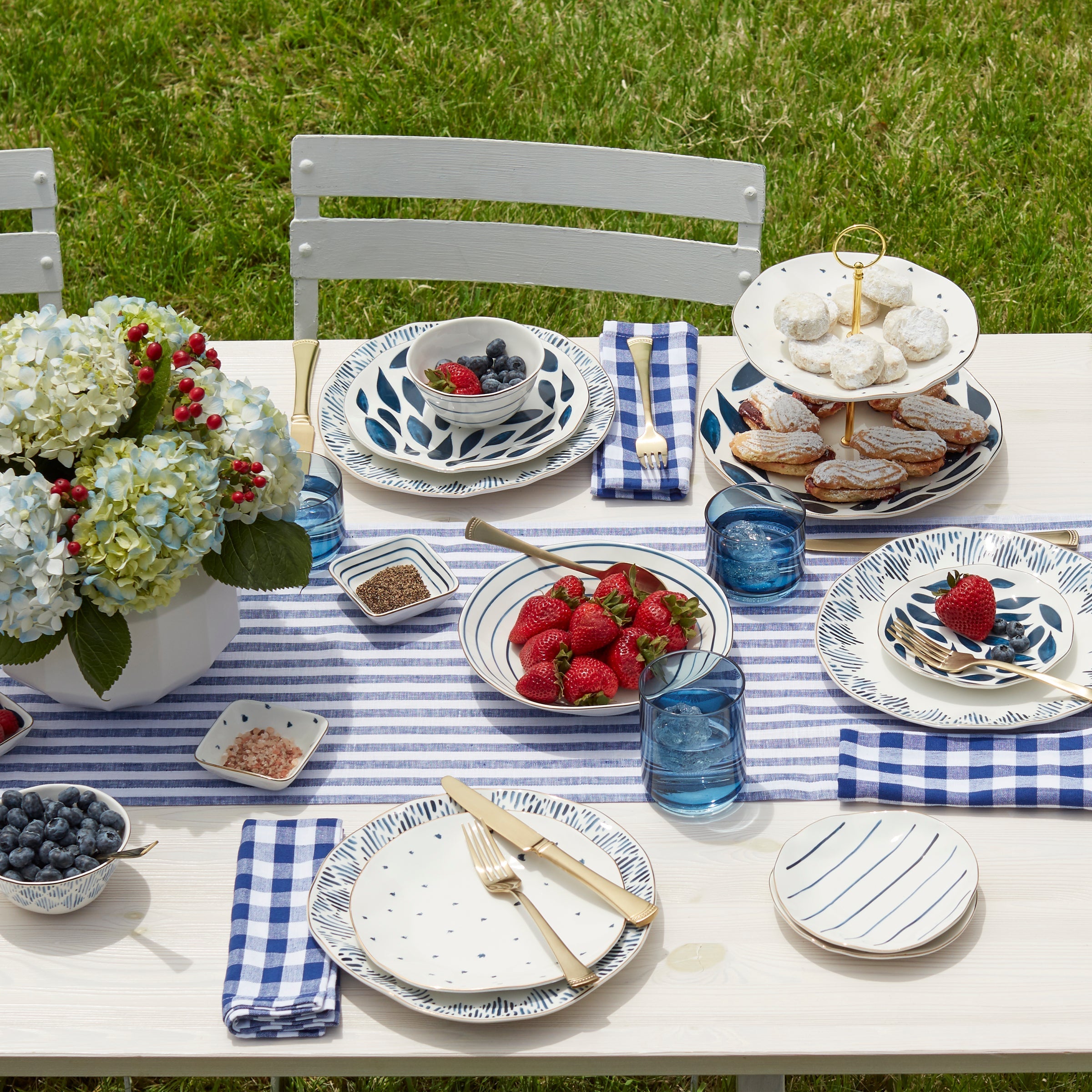 Lenox Fine Lenox Fine Blue Bay 12-Piece Dinnerware Set - Image 8