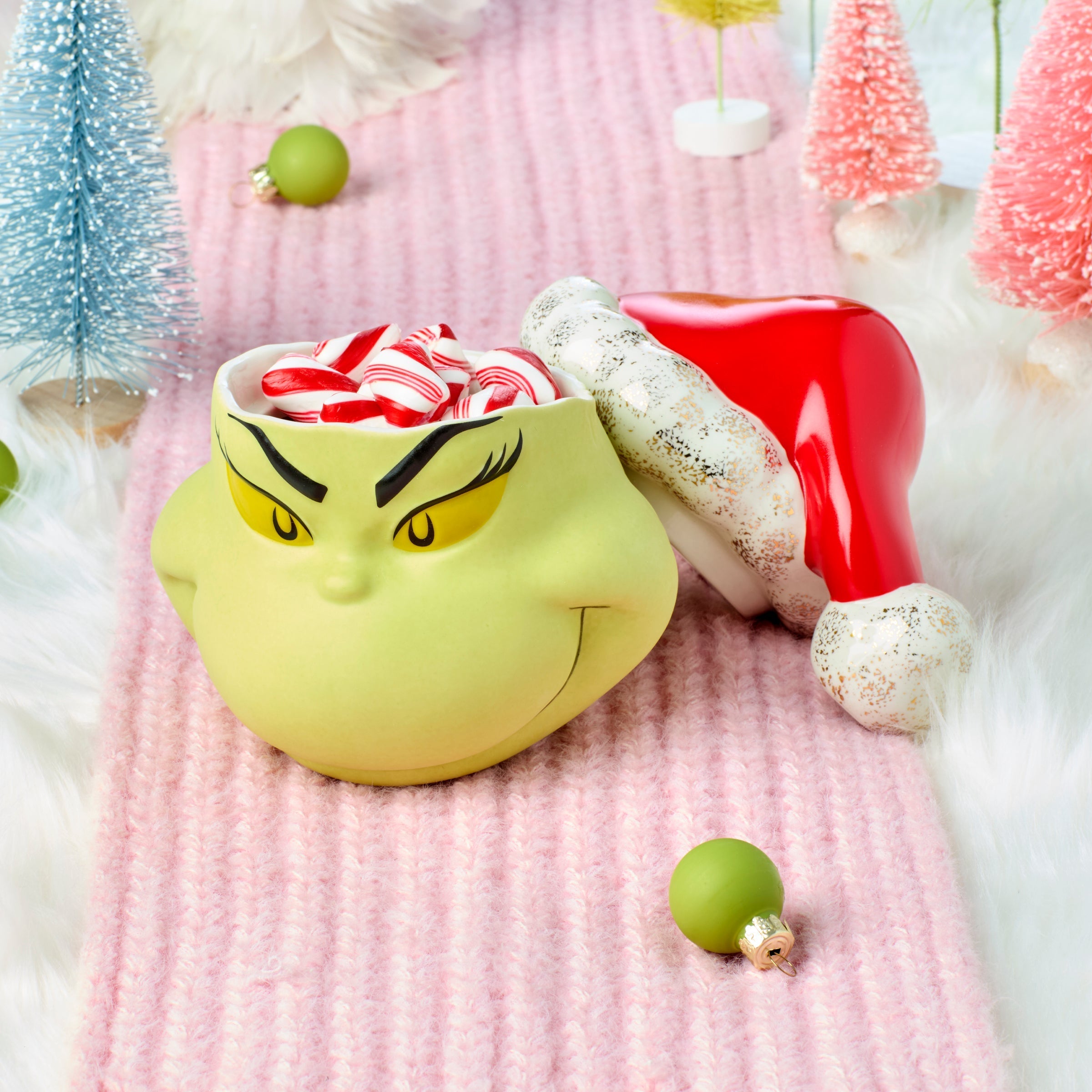 Lenox Fine Lenox Fine Merry Grinchmas Covered Candy Jar - Image 3