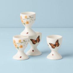 Lenox Fine Lenox Fine Butterfly Meadow Footed Egg Cups - Set Of 4