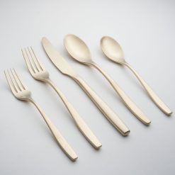 Alternative view of Lenox Fine Lenox Fine Averie Champagne Satin 20-Piece Flatware Set