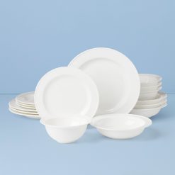 Lenox Fine Lenox Fine Studio 1414 Rimmed 16-Piece Dinnerware Set