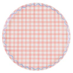 Alternative view of Lenox Fine Lenox Fine Gingham Reusable Large Plates, Set of 6
