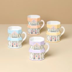 Lenox Fine Lenox Fine Lenox Spice Village Mugs, Set of 4