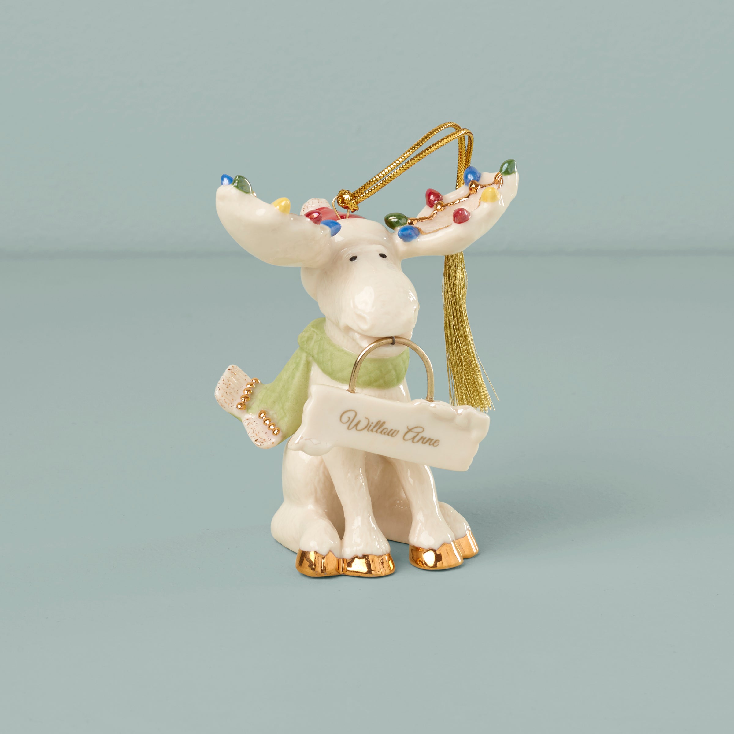 Lenox Fine Lenox Fine Personalized Marcel The Moose Ornament