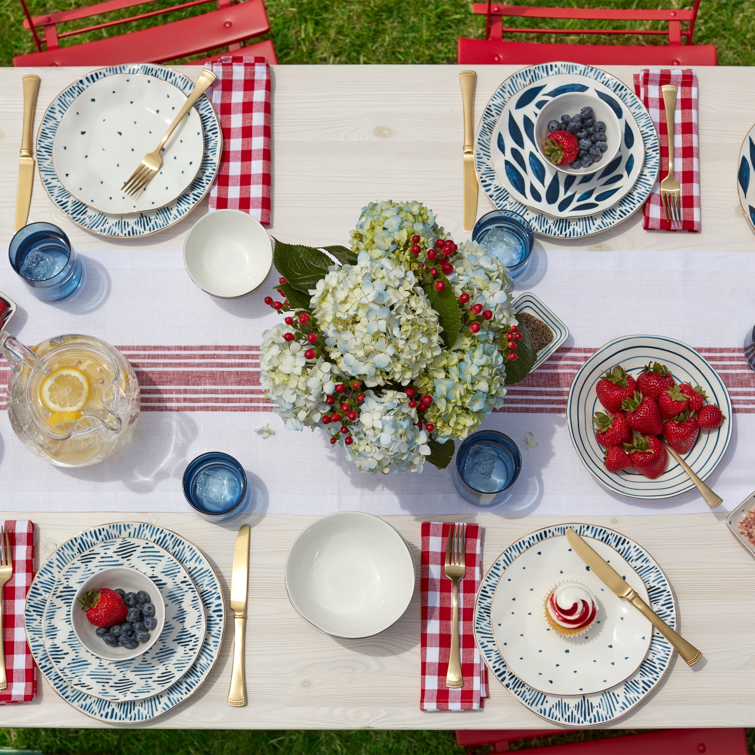 Lenox Fine Lenox Fine Blue Bay White Dinner Plates, Set of 4 - Image 3