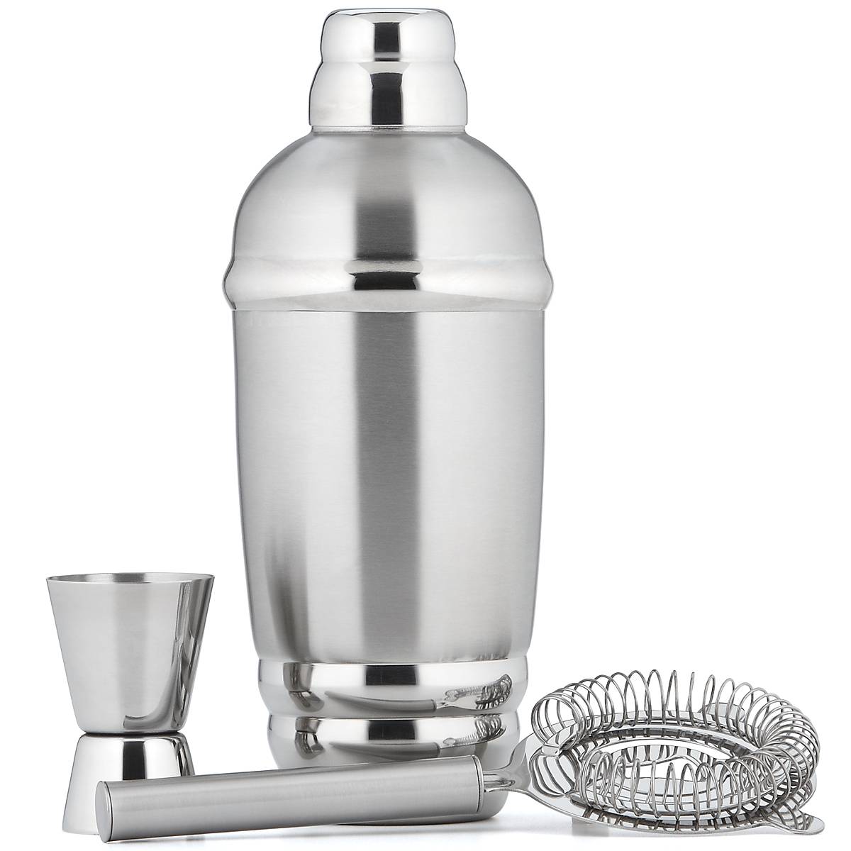 Lenox Fine Lenox Fine Tuscany Classics Stainless Steel Cocktail Shaker & Strainer Set - Image 2