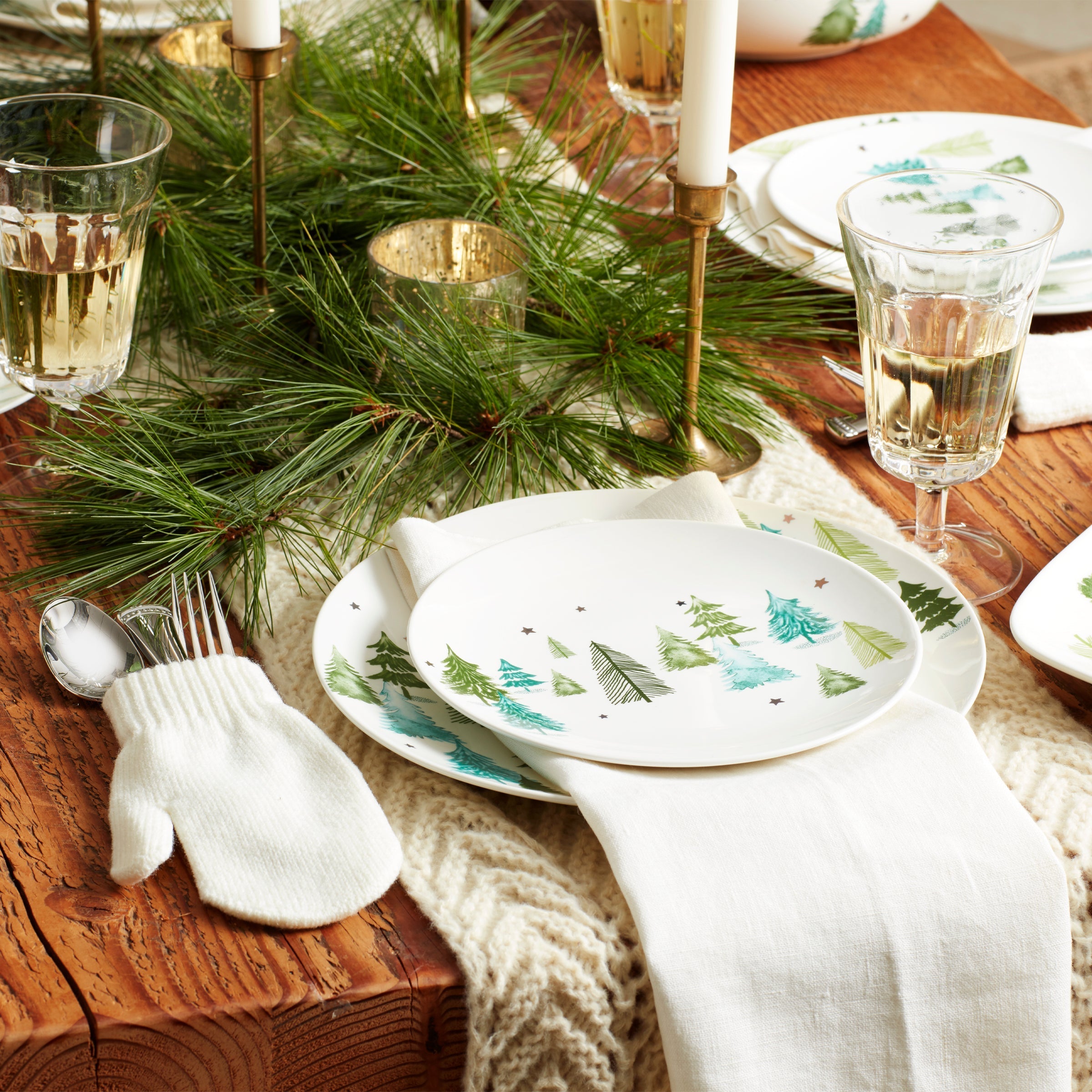 Lenox Fine Lenox Fine Balsam Lane 12-Piece Dinnerware Set - Image 4