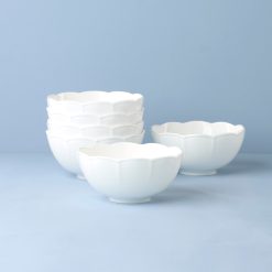 Lenox Fine Lenox Fine Studio 1414 Scallop All-Purpose Bowls, Set of 6