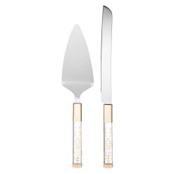 Alternative view of Lenox Fine Lenox Fine Opal Innocence 2-Piece Cake Knife & Server Set