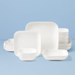 Lenox Fine Lenox Fine Studio 1414 Square 16-Piece Dinnerware Set
