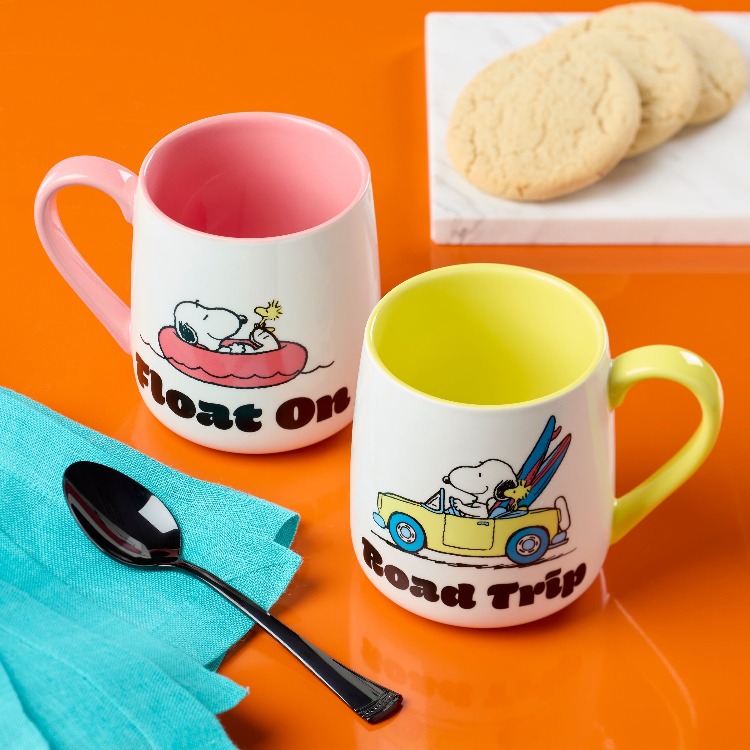 Lenox Fine Lenox Fine Peanuts Mugs Road Trip-Float On, Set of 2 - Image 3