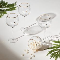 Alternative view of Lenox Fine Lenox Fine Holiday Gold Balloon Glasses, Set of 4