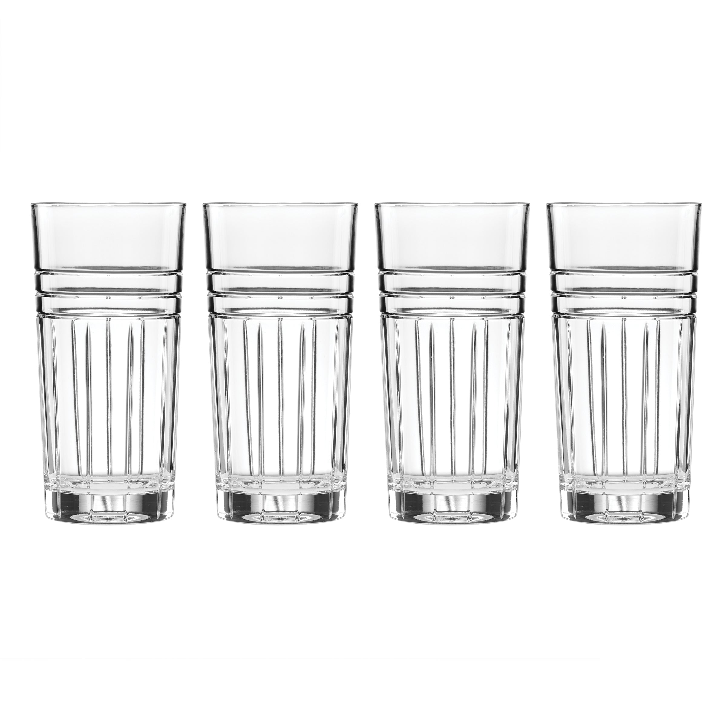 Lenox Fine Lenox Fine Tempo Crystal Highball Glasses, Set of 4