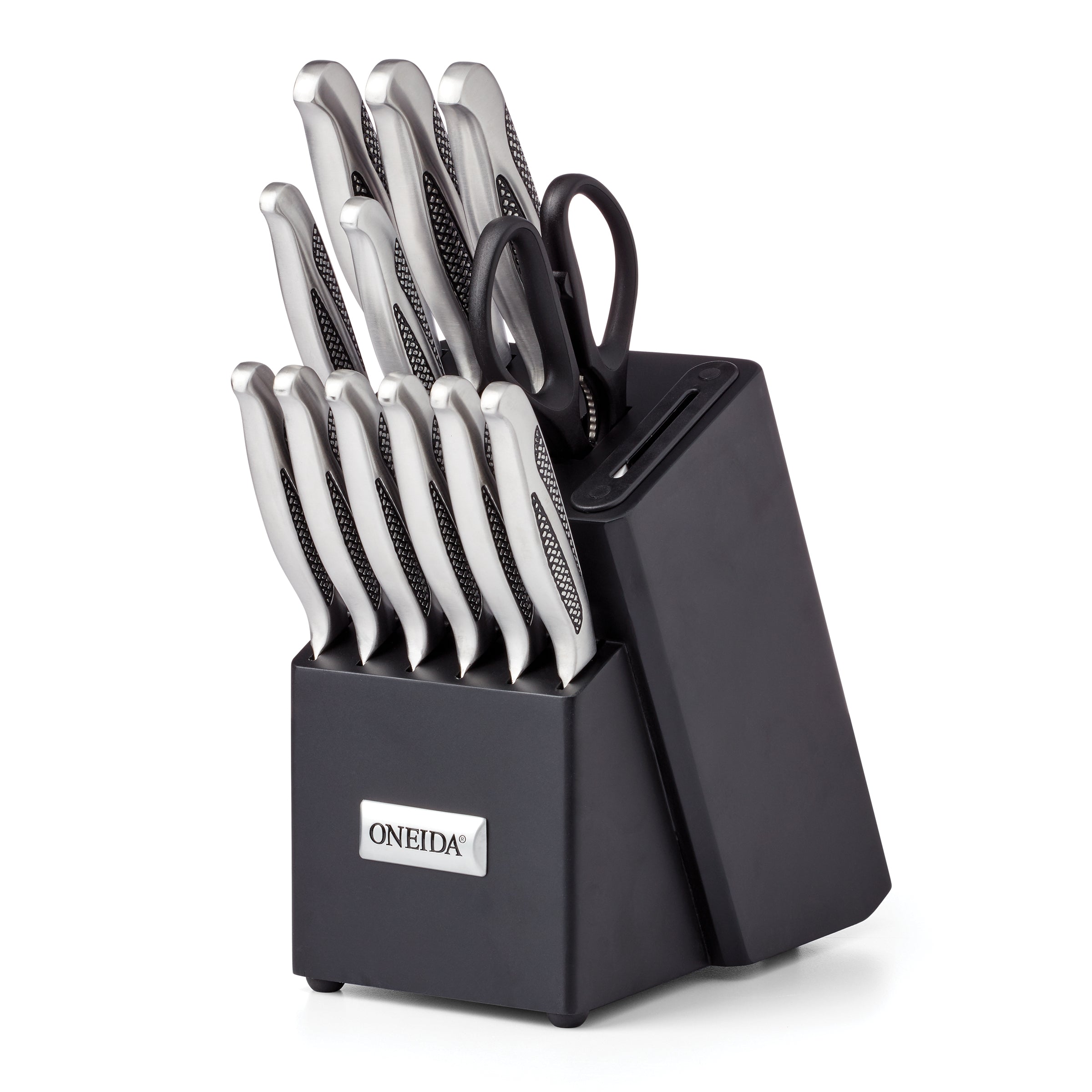 Lenox Fine Lenox Fine Crosshatch 14-Piece Cutlery Block Set