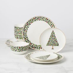 Lenox Fine Lenox Fine Evergreen 12-Piece Dinnerware Set