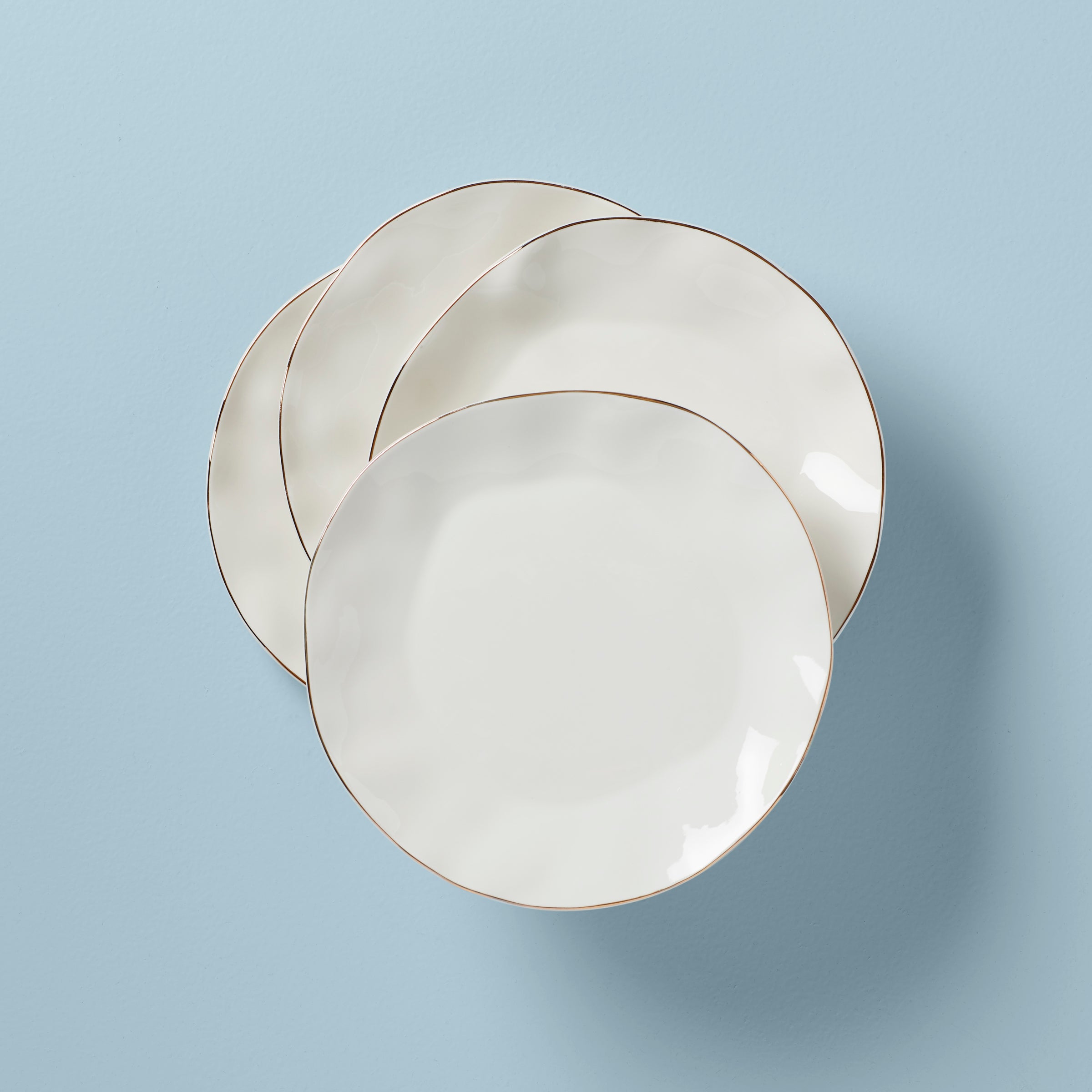 Lenox Fine Lenox Fine Blue Bay White Dinner Plates, Set of 4