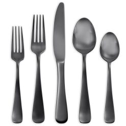 Lenox Fine Lenox Fine Opera Black Titanium 30-Piece Flatware Set