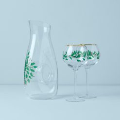 Lenox Fine Lenox Fine Holiday 3-Piece Decanter & Wine Glass Set