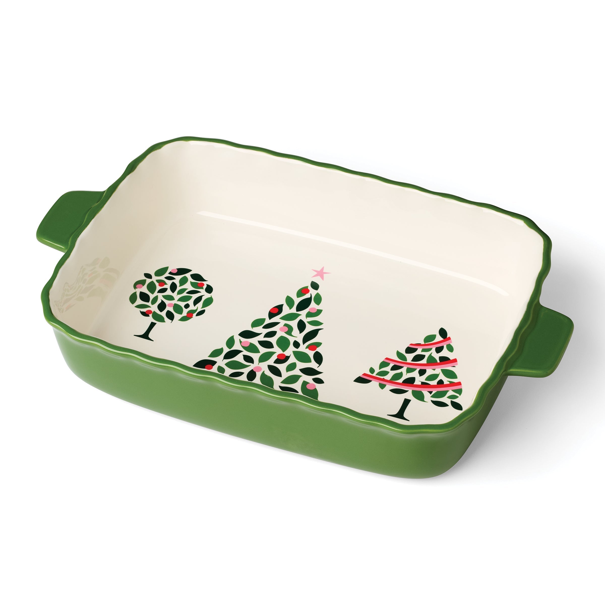 Lenox Fine Lenox Fine Evergreen Rectangular Scallop Baking Dish - Image 3
