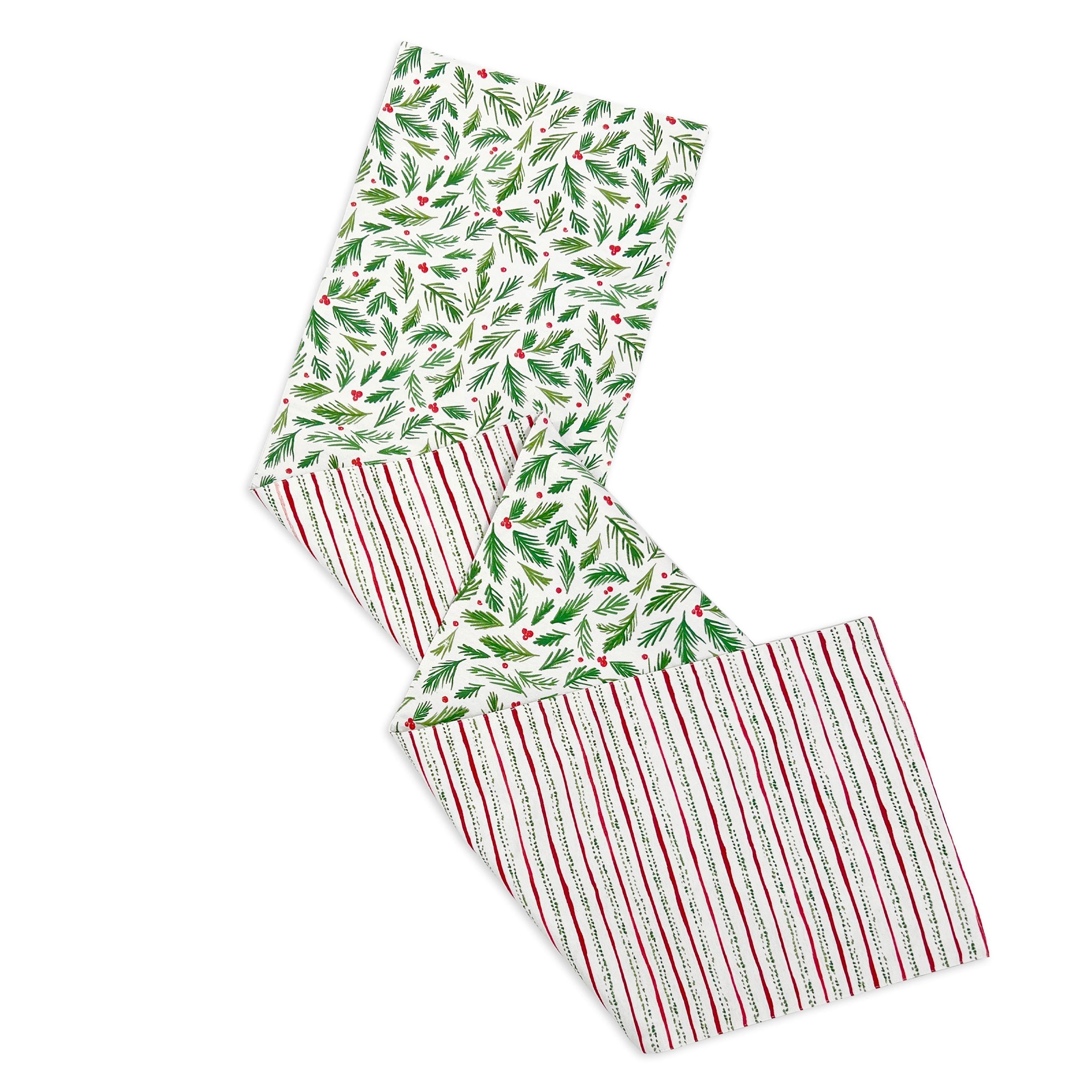 Lenox Fine Lenox Fine Bayberry Merry & Bright Reversible Table Runner - Image 2