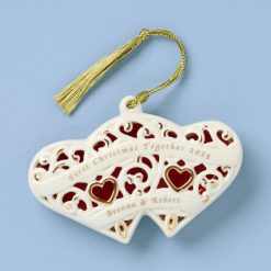 Lenox Fine Lenox Fine Personalized Two Hearts One Love Ornament