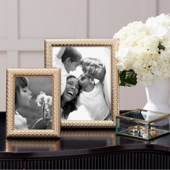 Alternative view of Lenox Fine Lenox Fine Watchband Satin Gold 5x7 Photo Frame