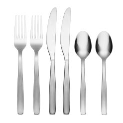 Alternative view of Lenox Fine Lenox Fine Paulina Satin Mirror 6-Piece Flatware Set