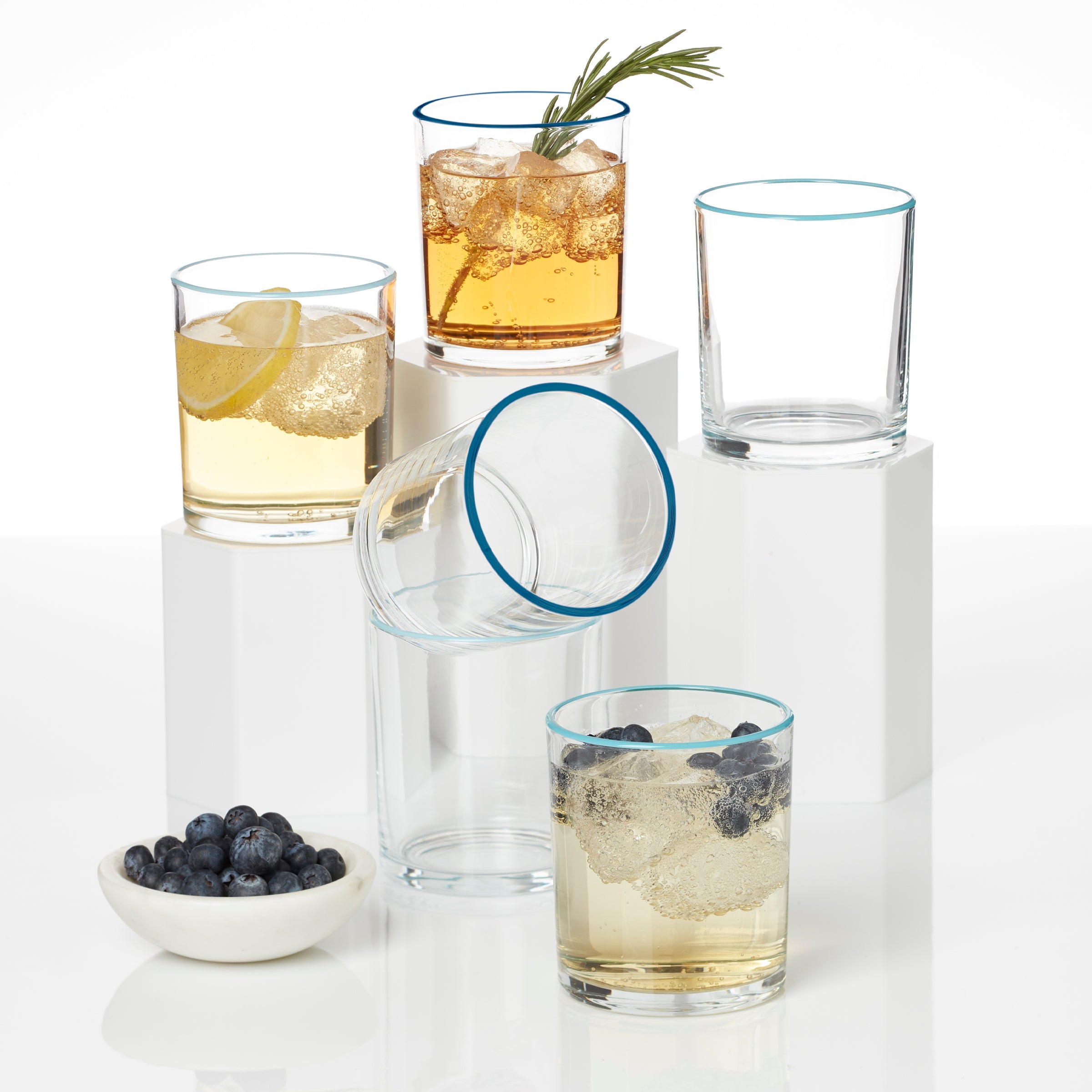 Lenox Fine Lenox Fine 24 Seven Turquoise 6-Piece Medium Tumbler Set - Image 10