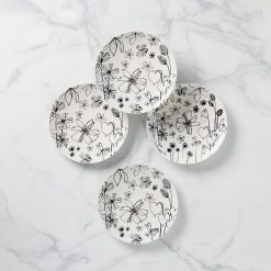 Lenox Fine Lenox Fine Garden Doodle Accent Plates, Set of 4