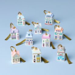 Lenox Fine Lenox Fine Lenox Spice Village 10-Piece Mini Ornament Set