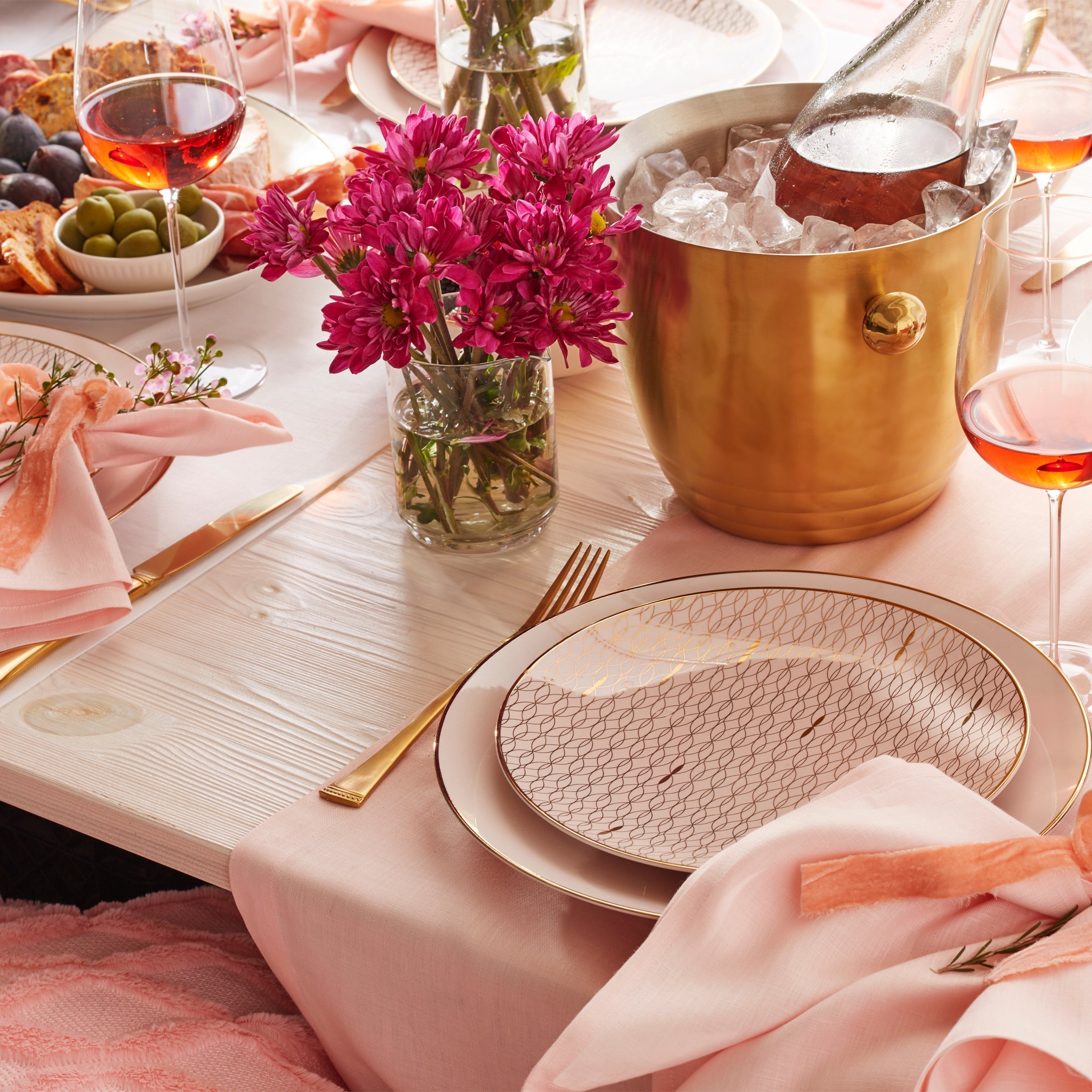 Lenox Fine Lenox Fine Trianna Blush 12-Piece Dinnerware Set - Image 4