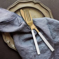 Alternative view of Lenox Fine Lenox Fine Marion Gold with White Enamel Handle 5-Piece Place Setting