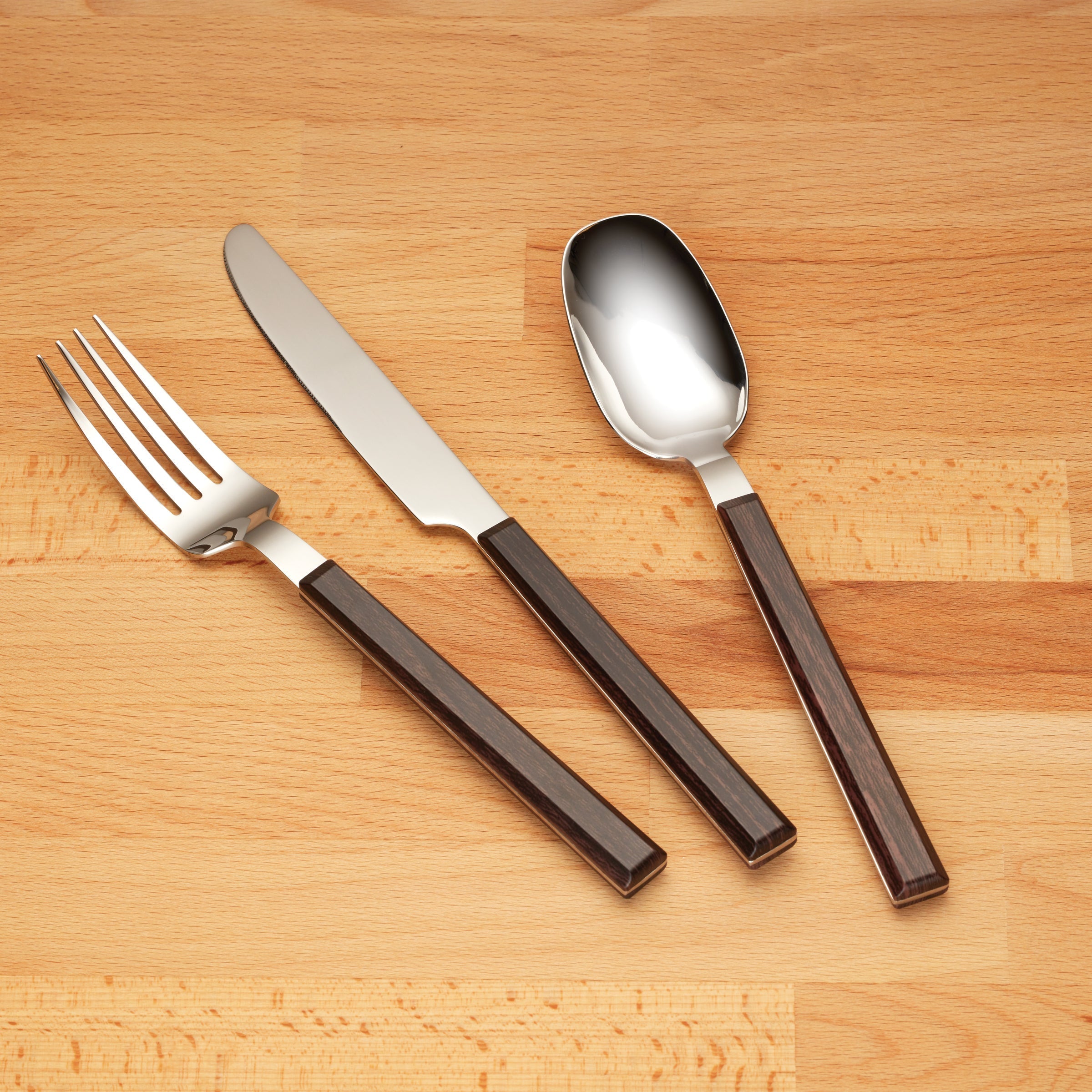 Lenox Fine Lenox Fine Henley Brown 16-Piece Flatware Set - Image 3