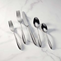 Lenox Fine Lenox Fine Sculpt 65-Piece Flatware Set