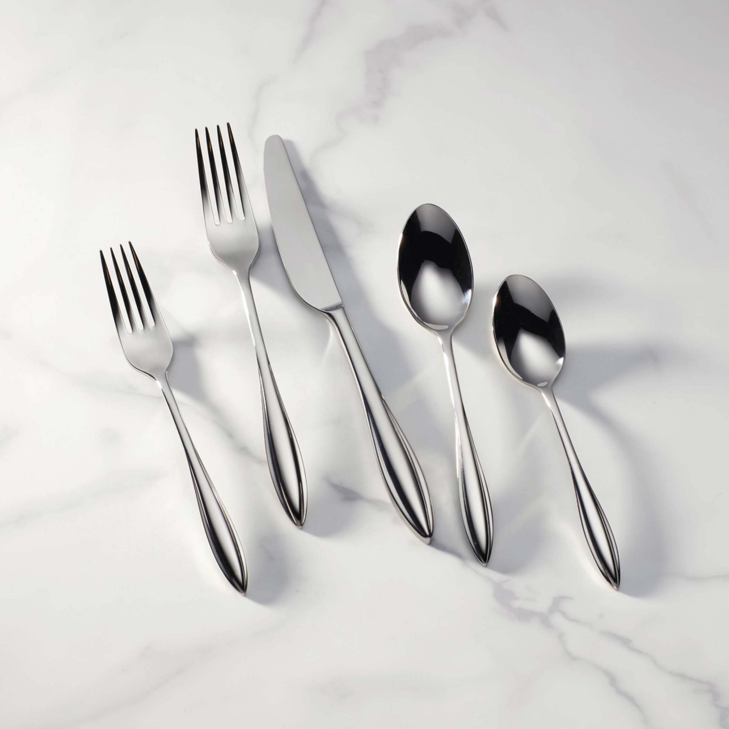 Lenox Fine Lenox Fine Sculpt 65-Piece Flatware Set