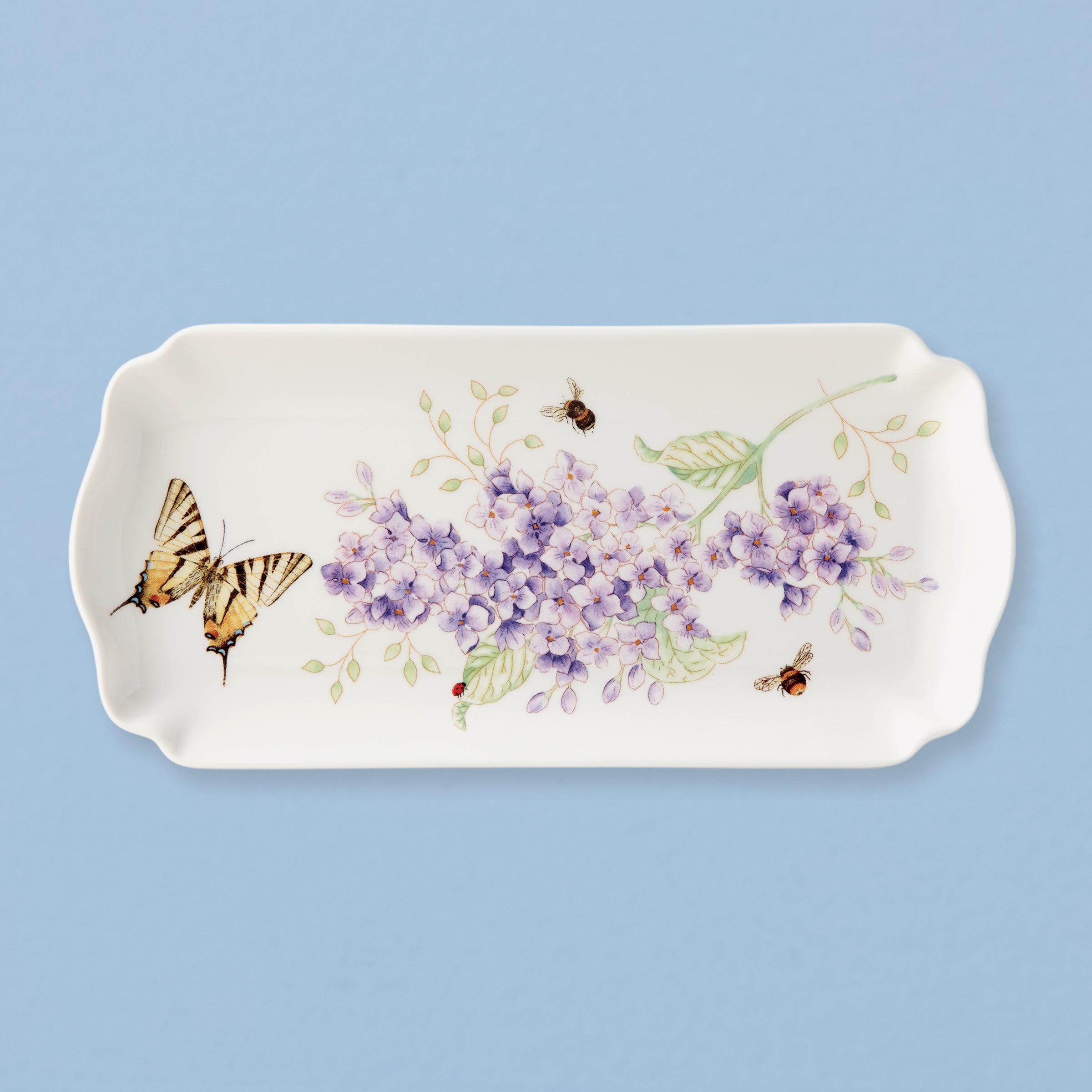 Lenox Fine Lenox Fine Butterfly Meadow Rectangular Tray