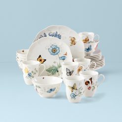Lenox Fine Lenox Fine Butterfly Meadow 24-Piece Dinnerware Set