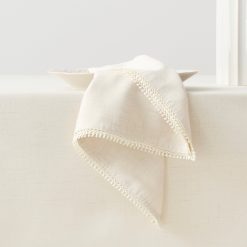 Lenox Fine Lenox Fine French Perle Natural 19x19 Napkins, Set of 4