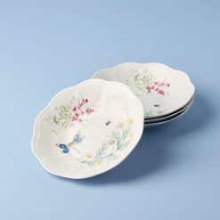Lenox Fine Lenox Fine Butterfly Meadow Herbs Pasta Bowls, Set of 4