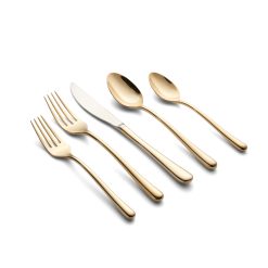 Lenox Fine Lenox Fine Samantha Gold 20-Piece Flatware Set