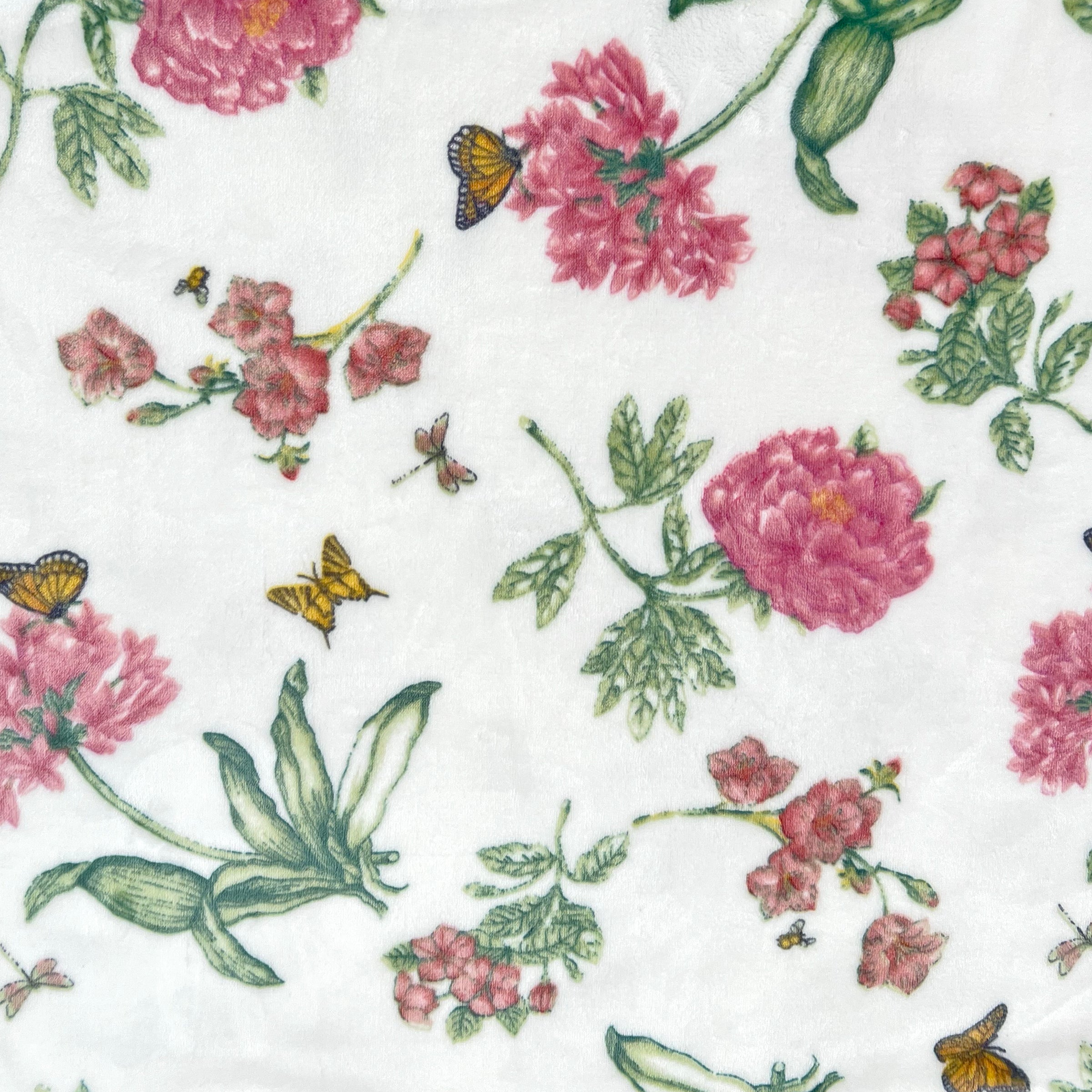 Lenox Fine Lenox Fine Butterfly Meadow Bloom Pink Throw Blanket - Image 6