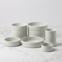 Lenox Fine Lenox Fine Modulus Vapor 12-Piece Bowl Set