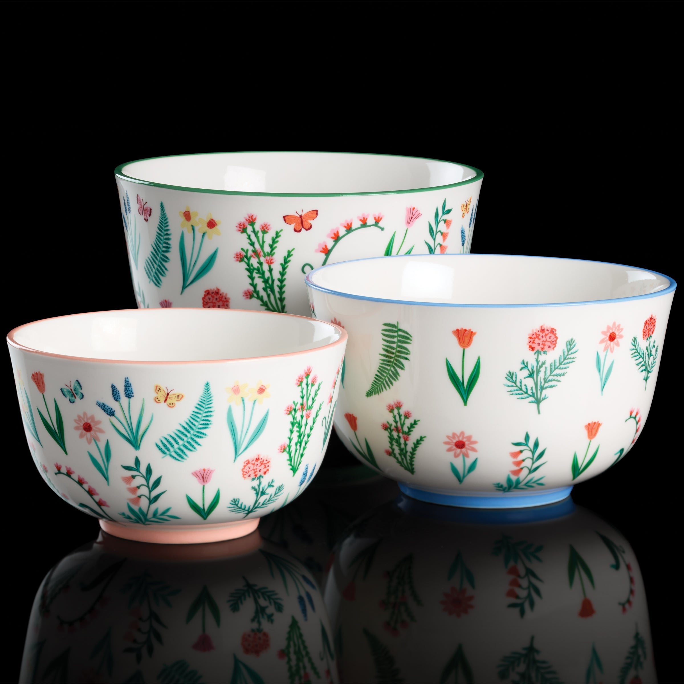 Lenox Fine Lenox Fine First Blooms 3-Piece Nesting Bowl Set - Image 4