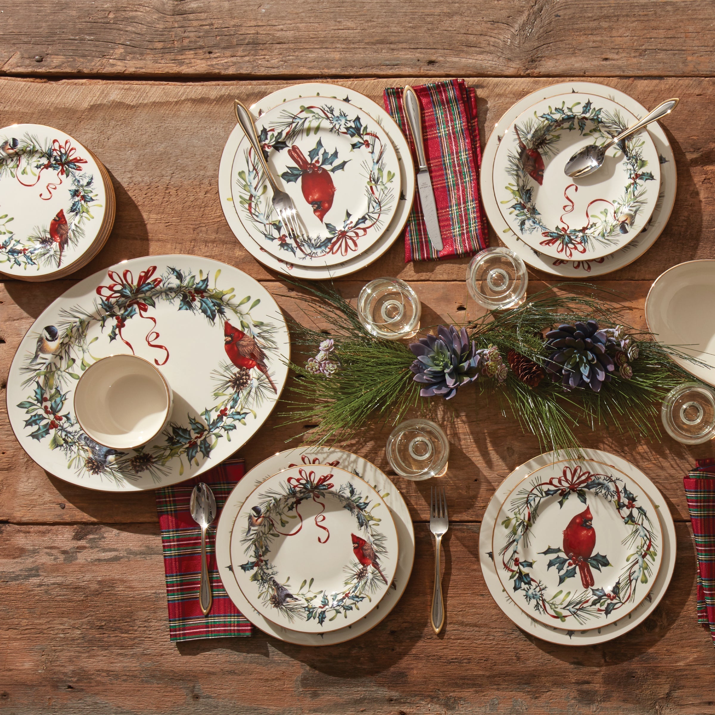 Lenox Fine Lenox Fine Winter Greetings 5-Piece Place Setting - Image 6