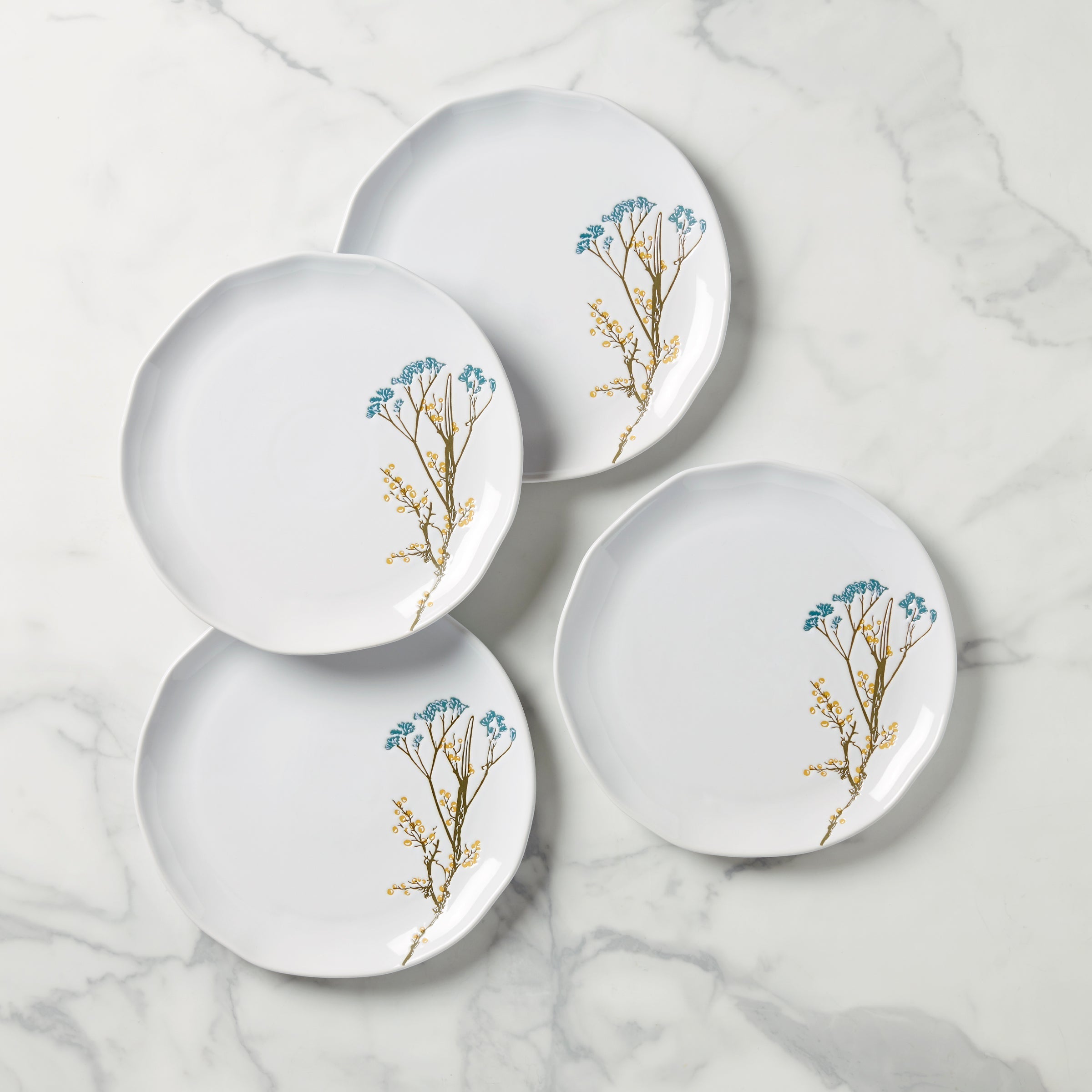 Lenox Fine Lenox Fine Wildflowers Dinner Plates, Set of 4