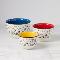Lenox Fine Lenox Fine Chef Snoopy 3-Piece Bowl Set