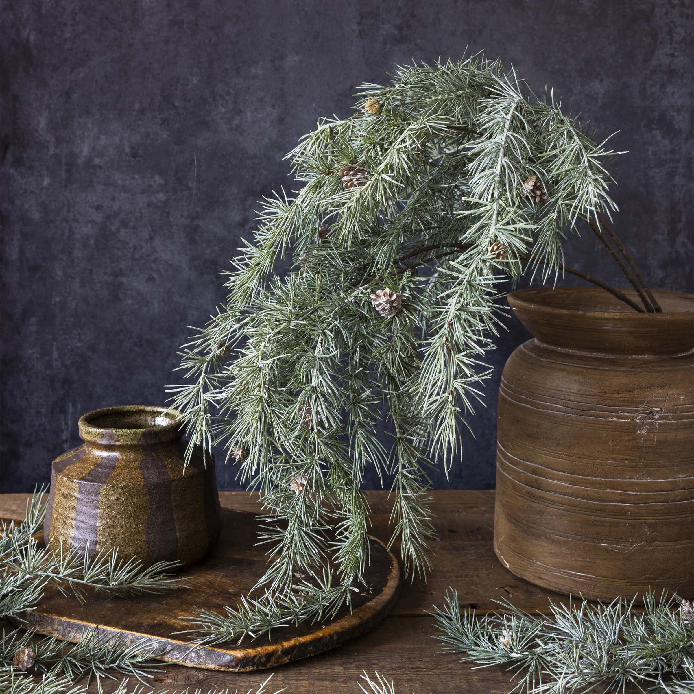 Lenox Fine Lenox Fine Artificial Cedar and Pinecone Branch