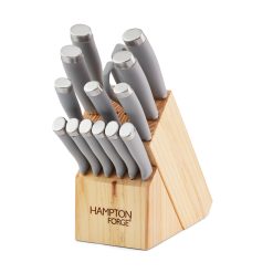 Lenox Fine Lenox Fine Epicure Cool Grey 15-Piece Cutlery Block Set