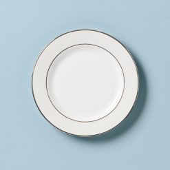 Lenox Fine Lenox Fine Opal Innocence Stripe Bread Plate
