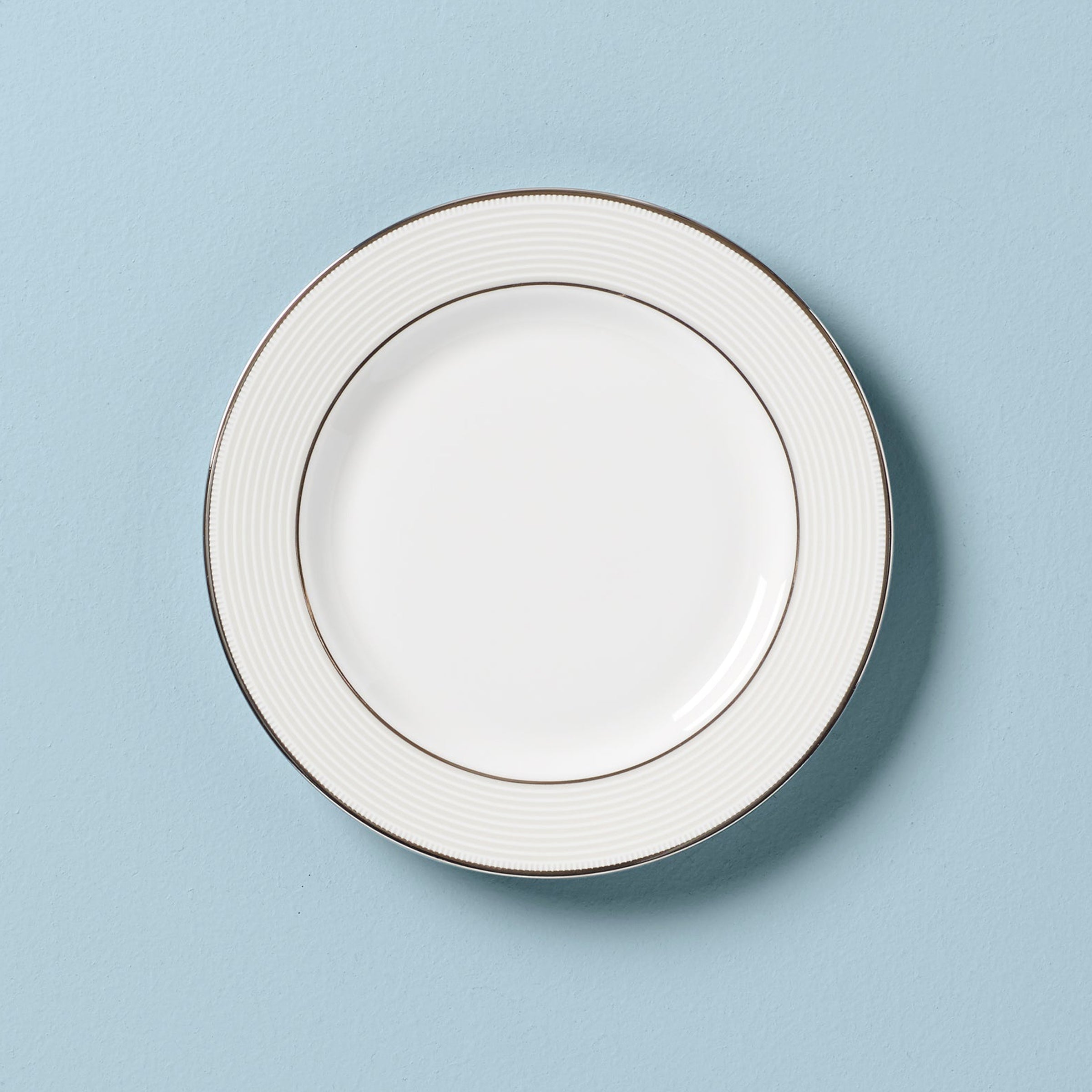 Lenox Fine Lenox Fine Opal Innocence Stripe Bread Plate